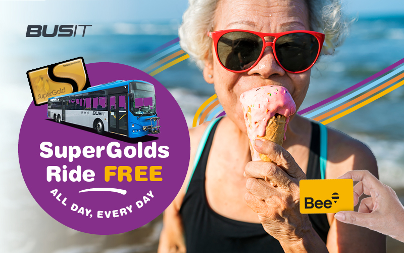 Image - Advertising SuperGold cards ride free